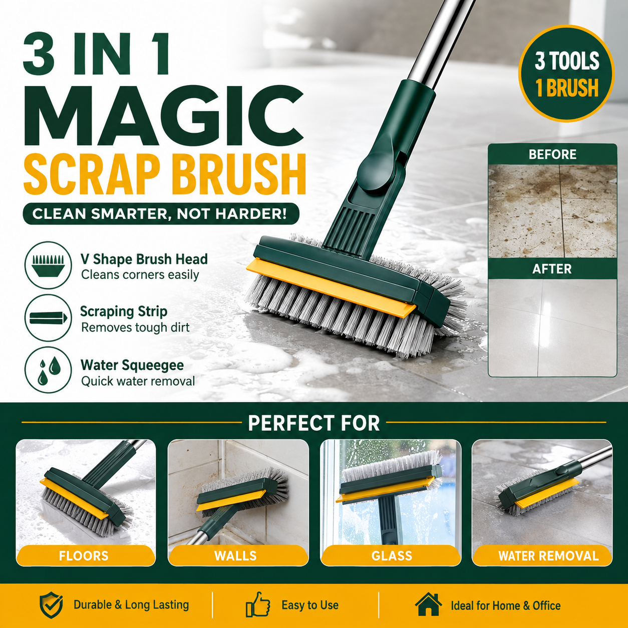 3-in-1 Magic Scrub Brush